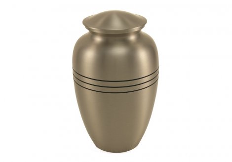 Pewter cremation urn